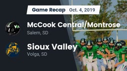 Recap: McCook Central/Montrose  vs. Sioux Valley  2019