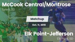 Matchup: McCook Central/Montr vs. Elk Point-Jefferson  2019