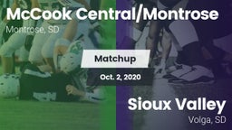 Matchup: McCook Central/Montr vs. Sioux Valley  2020