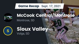 Recap: McCook Central/Montrose  vs. Sioux Valley  2021