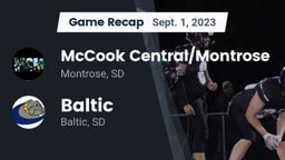 Recap: McCook Central/Montrose  vs. Baltic  2023