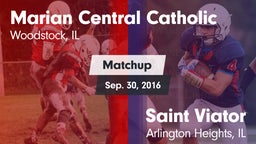 Matchup: Marian Central Catho vs. Saint Viator  2016