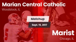 Matchup: Marian Central Catho vs. Marist  2017