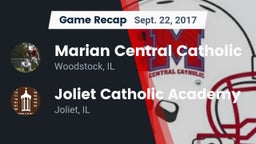 Recap: Marian Central Catholic  vs. Joliet Catholic Academy  2017