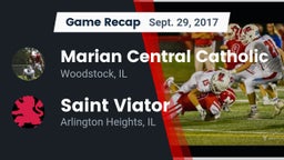 Recap: Marian Central Catholic  vs. Saint Viator  2017