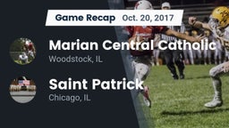 Recap: Marian Central Catholic  vs. Saint Patrick  2017