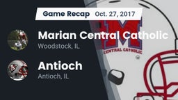 Recap: Marian Central Catholic  vs. Antioch  2017
