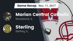 Recap: Marian Central Catholic  vs. Sterling  2017