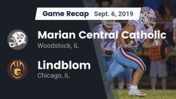 Recap: Marian Central Catholic  vs. Lindblom  2019