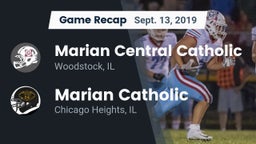 Recap: Marian Central Catholic  vs. Marian Catholic  2019