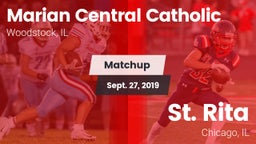 Matchup: Marian Central Catho vs. St. Rita  2019
