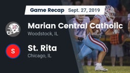 Recap: Marian Central Catholic  vs. St. Rita  2019