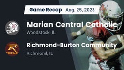 Recap: Marian Central Catholic  vs. Richmond-Burton Community  2023