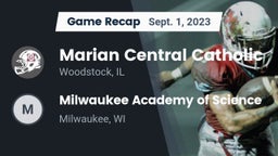 Recap: Marian Central Catholic  vs. Milwaukee Academy of Science  2023