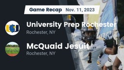 Recap: University Prep Rochester vs. McQuaid Jesuit  2023