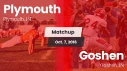 Matchup: Plymouth vs. Goshen  2016