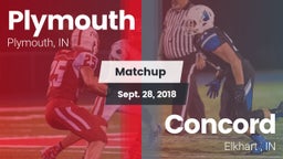 Matchup: Plymouth  vs. Concord  2018