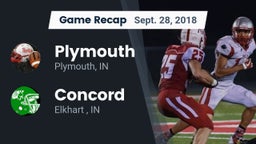 Recap: Plymouth  vs. Concord  2018