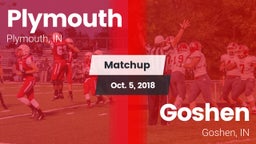 Matchup: Plymouth  vs. Goshen  2018