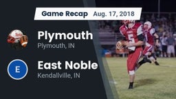 Recap: Plymouth  vs. East Noble  2018