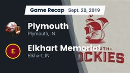 Recap: Plymouth  vs. Elkhart Memorial  2019