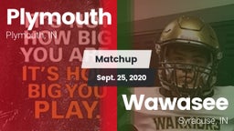 Matchup: Plymouth  vs. Wawasee  2020