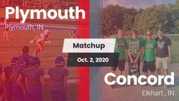 Matchup: Plymouth  vs. Concord  2020