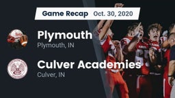 Recap: Plymouth  vs. Culver Academies 2020