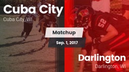 Matchup: Cuba City vs. Darlington  2017