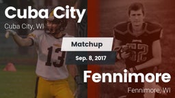 Matchup: Cuba City vs. Fennimore  2017