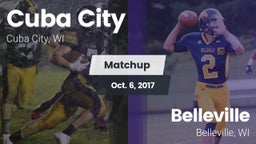 Matchup: Cuba City vs. Belleville  2017