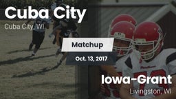 Matchup: Cuba City vs. Iowa-Grant  2017