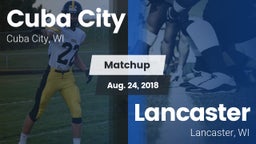 Matchup: Cuba City vs. Lancaster  2018