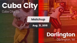 Matchup: Cuba City vs. Darlington  2018