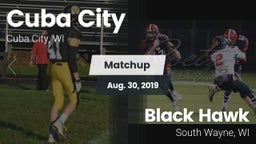 Matchup: Cuba City vs. Black Hawk  2019