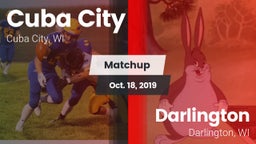Matchup: Cuba City vs. Darlington  2019