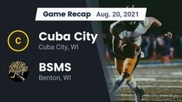 Recap: Cuba City  vs. BSMS 2021