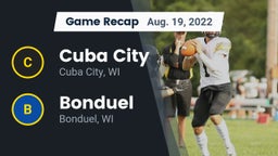 Recap: Cuba City  vs. Bonduel  2022