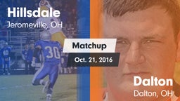 Matchup: Hillsdale vs. Dalton  2016
