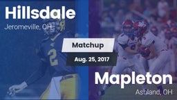 Matchup: Hillsdale vs. Mapleton  2017