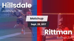 Matchup: Hillsdale vs. Rittman  2017
