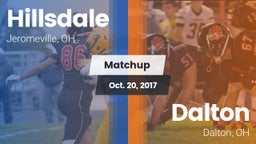 Matchup: Hillsdale vs. Dalton  2017