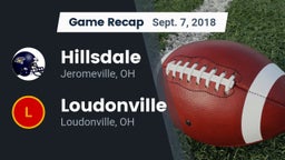 Recap: Hillsdale  vs. Loudonville  2018