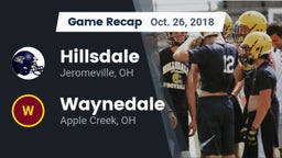 Recap: Hillsdale  vs. Waynedale  2018