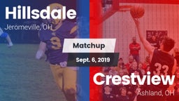 Matchup: Hillsdale vs. Crestview  2019