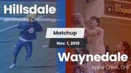 Matchup: Hillsdale vs. Waynedale  2019