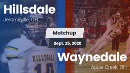 Matchup: Hillsdale vs. Waynedale  2020