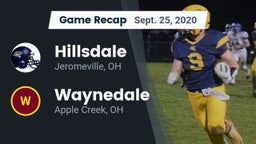 Recap: Hillsdale  vs. Waynedale  2020