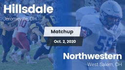 Matchup: Hillsdale vs. Northwestern  2020