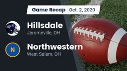 Recap: Hillsdale  vs. Northwestern  2020